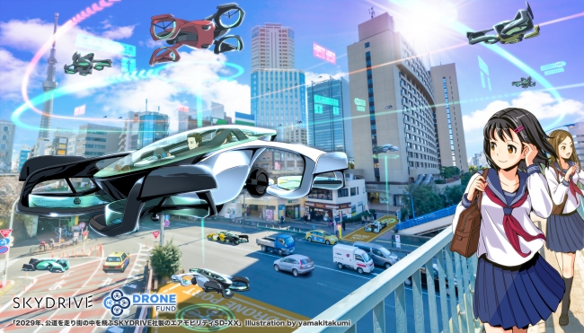 空飛ぶクルマの開発を行う 株式会社skydrive がdrone Fundから3億円調達 Drone International Association 国土交通省 公認 ドローン講習団体